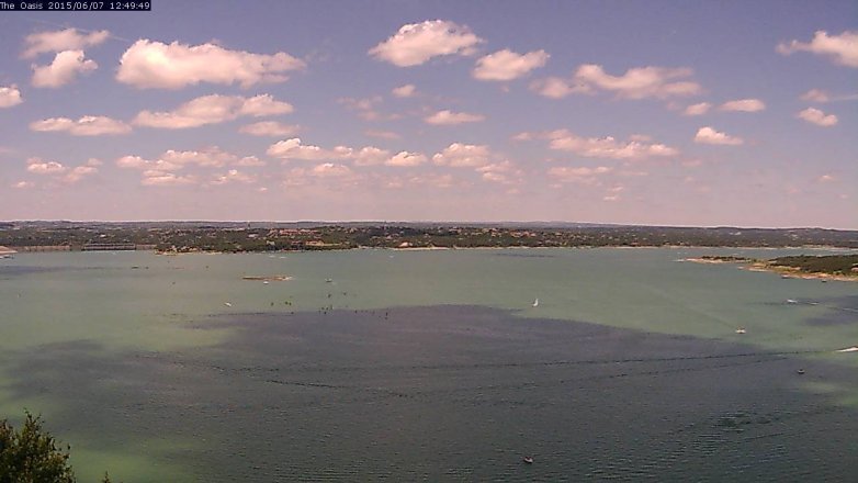 Lake Travis webcam, June 7, 2015 11:55 AM CT