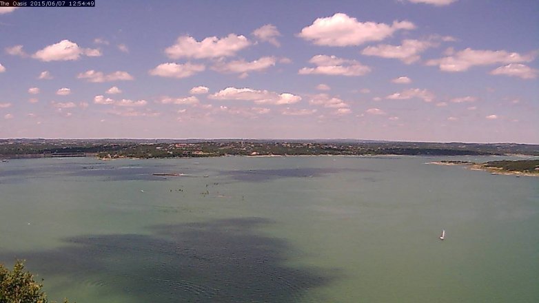 Lake Travis webcam, June 7, 2015 12:00 PM CT