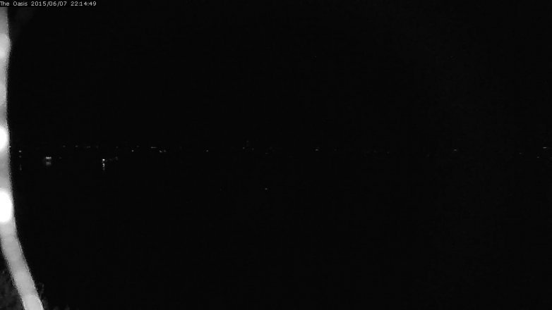 Lake Travis webcam, June 7, 2015 9:20 PM CT
