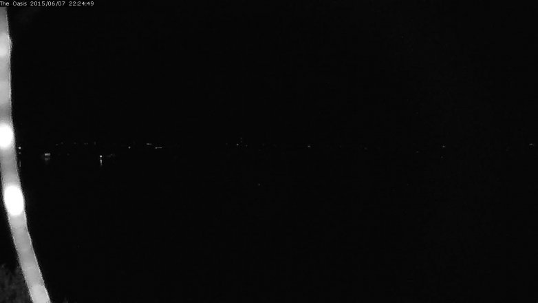 Lake Travis webcam, June 7, 2015 9:30 PM CT