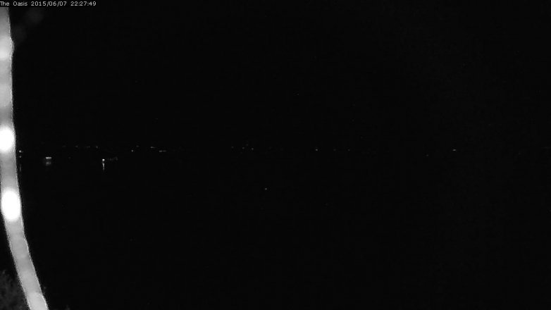 Lake Travis webcam, June 7, 2015 9:35 PM CT