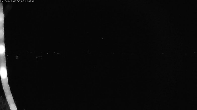 Lake Travis webcam, June 7, 2015 9:50 PM CT