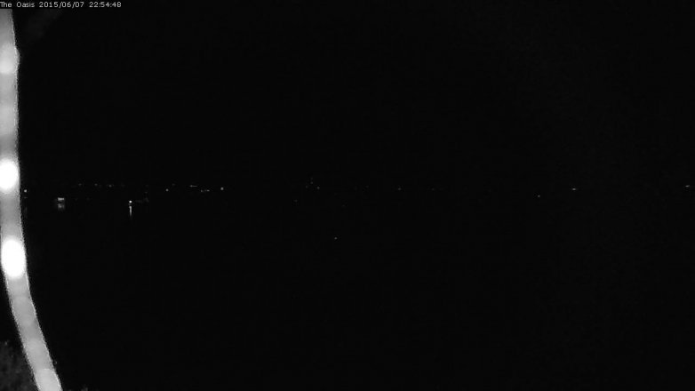 Lake Travis webcam, June 7, 2015 10:00 PM CT
