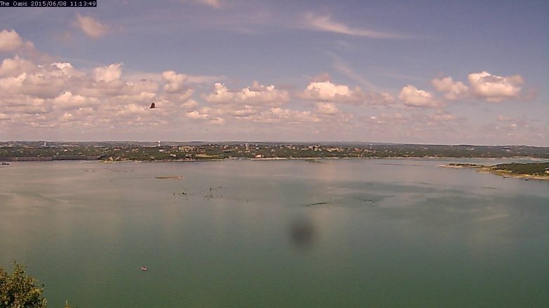 Lake Travis webcam, June 8, 2015 10:20 AM CT