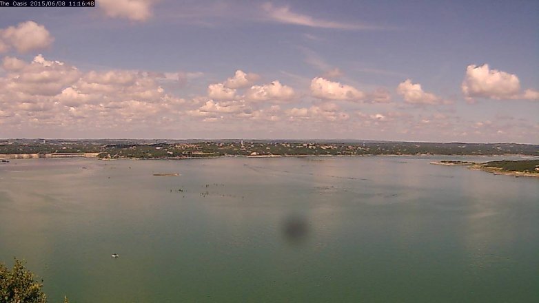 Lake Travis webcam, June 8, 2015 10:25 AM CT