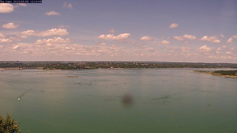 Lake Travis webcam, June 8, 2015 11:25 AM CT