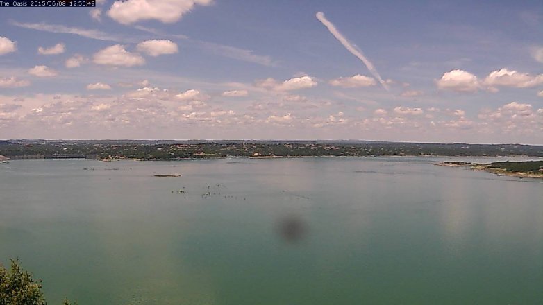 Lake Travis webcam, June 8, 2015 12:00 PM CT