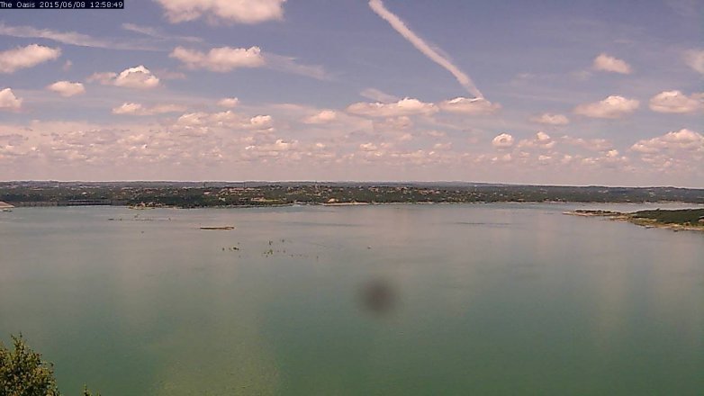 Lake Travis webcam, June 8, 2015 12:05 PM CT