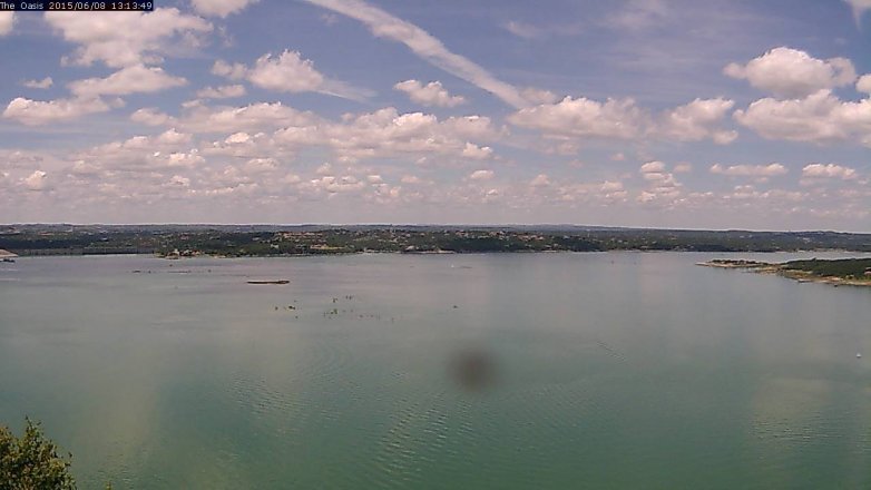 Lake Travis webcam, June 8, 2015 12:20 PM CT