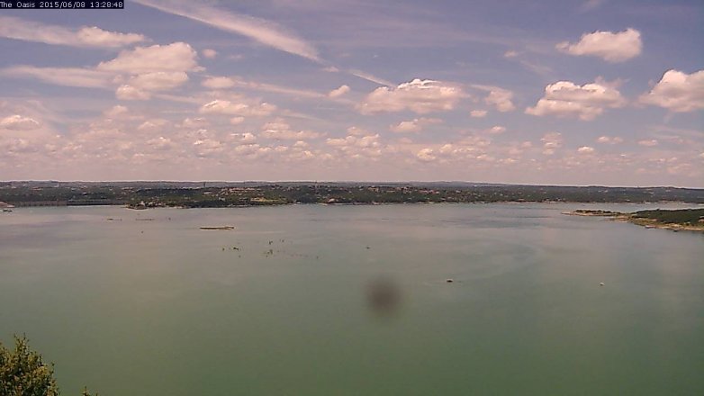 Lake Travis webcam, June 8, 2015 12:35 PM CT
