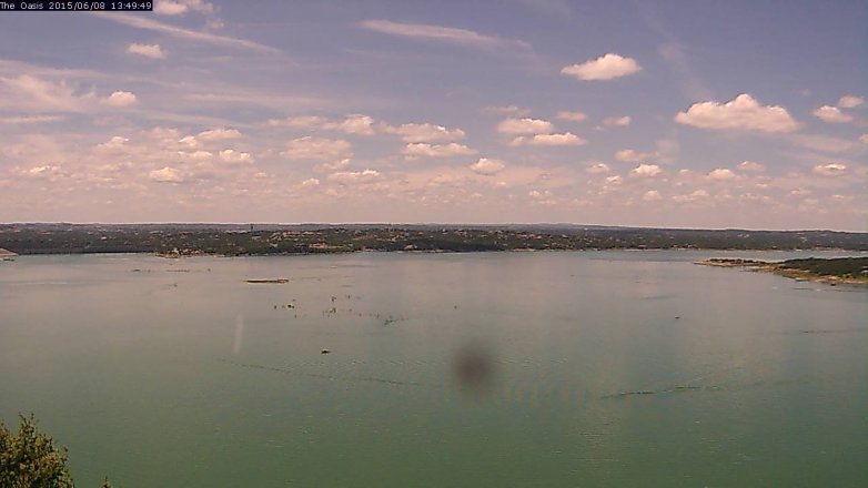 Lake Travis webcam, June 8, 2015 12:55 PM CT