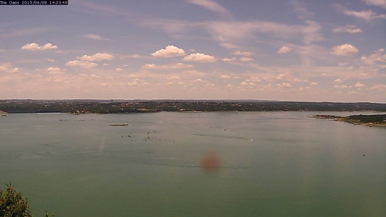 Lake Travis webcam, June 8, 2015 1:30 PM CT