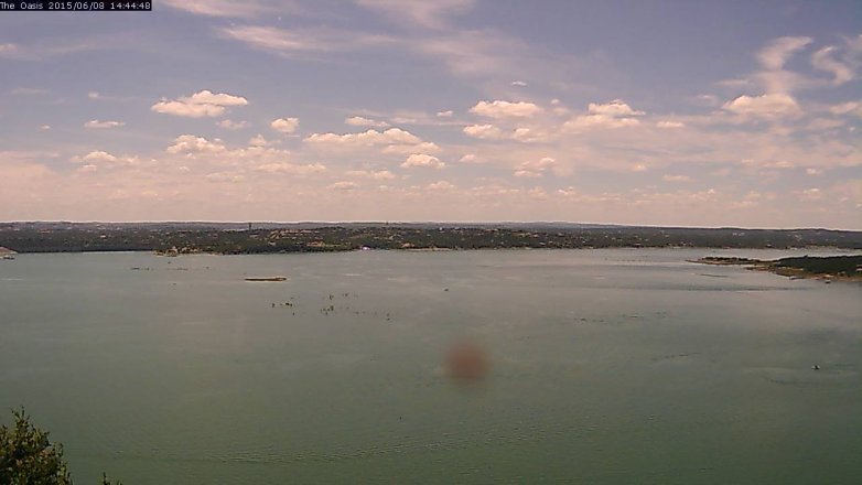 Lake Travis webcam, June 8, 2015 1:50 PM CT