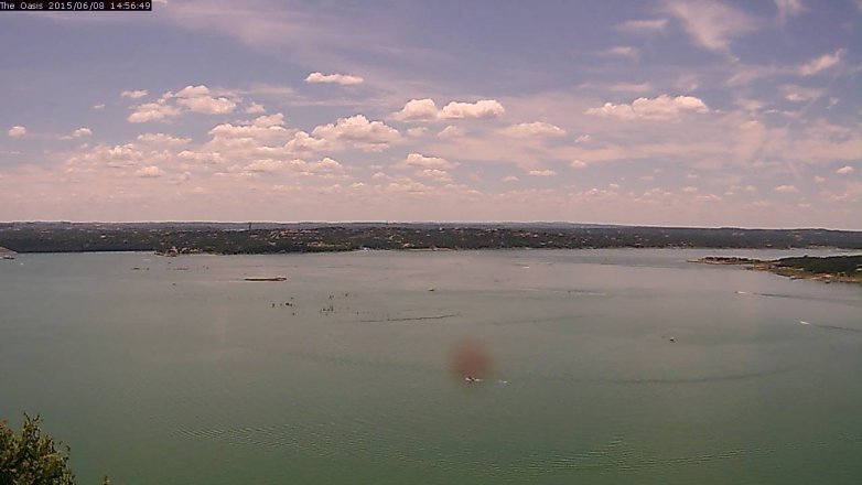 Lake Travis webcam, June 8, 2015 2:05 PM CT