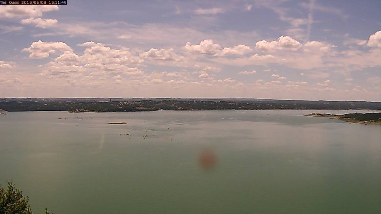 Lake Travis webcam, June 8, 2015 2:15 PM CT