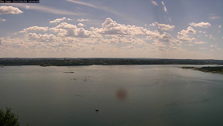 Lake Travis webcam, June 8, 2015 3:50 PM CT