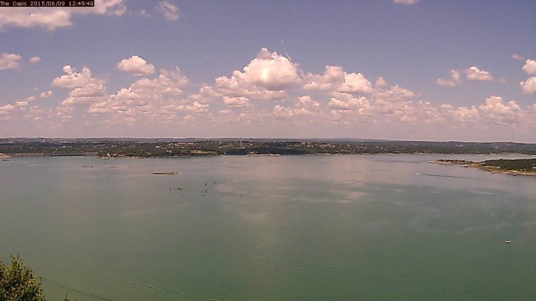 Lake Travis webcam, June 9, 2015 11:55 AM CT