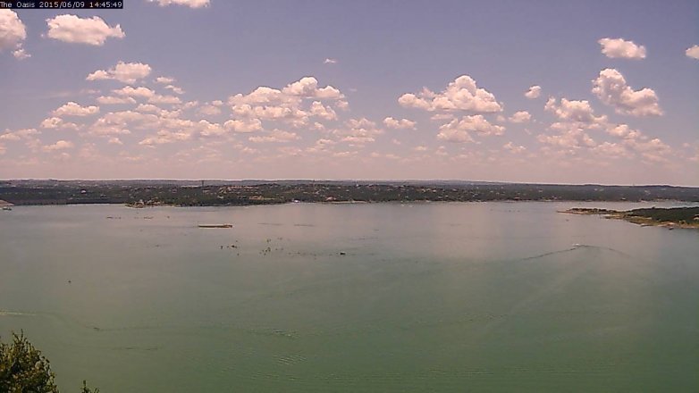 Lake Travis webcam, June 9, 2015 1:50 PM CT