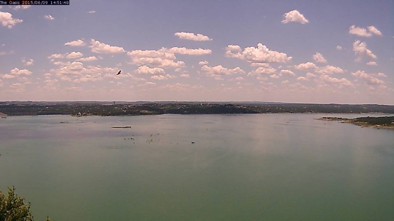 Lake Travis webcam, June 9, 2015 2:00 PM CT