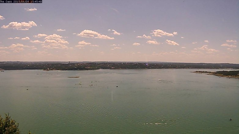 Lake Travis webcam, June 9, 2015 2:50 PM CT