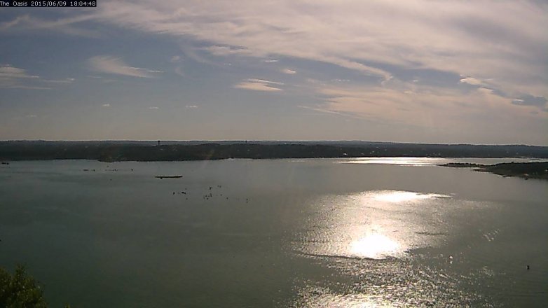 Lake Travis webcam, June 9, 2015 5:10 PM CT