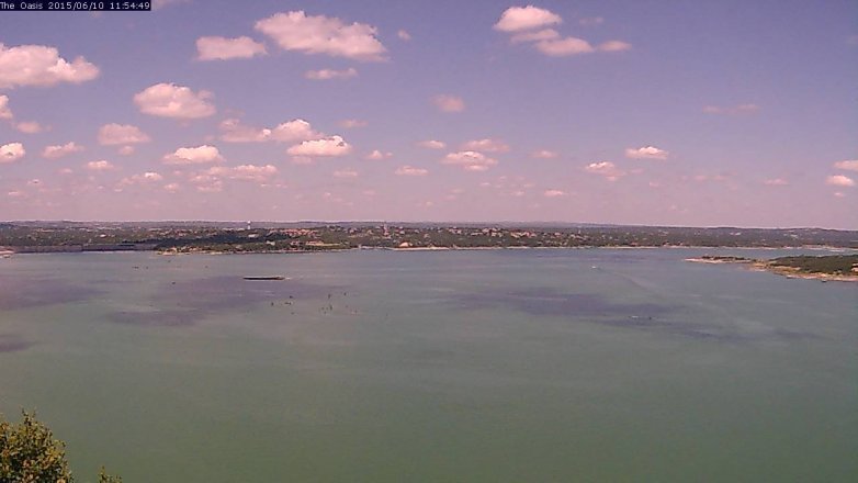 Lake Travis webcam, June 10, 2015 11:00 AM CT