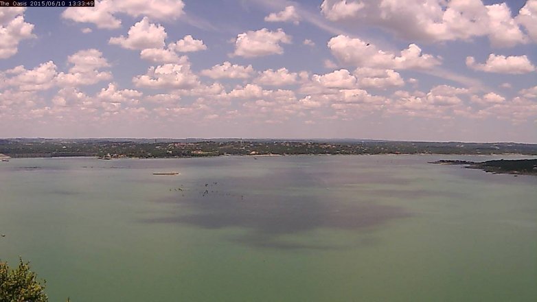 Lake Travis webcam, June 10, 2015 12:40 PM CT