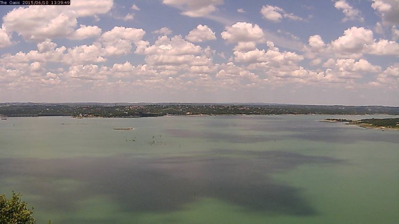 Lake Travis webcam, June 10, 2015 12:45 PM CT