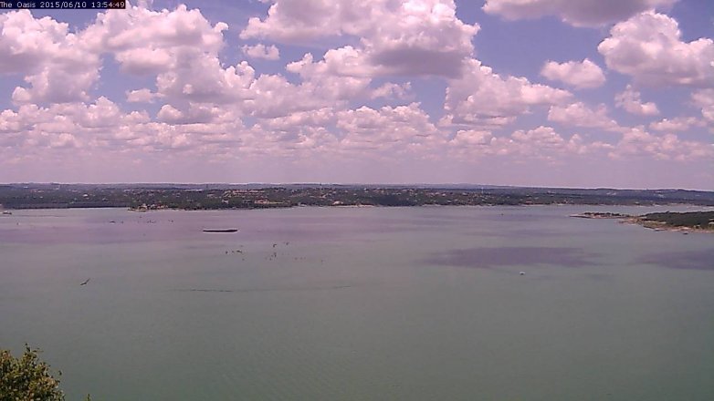 Lake Travis webcam, June 10, 2015 1:00 PM CT