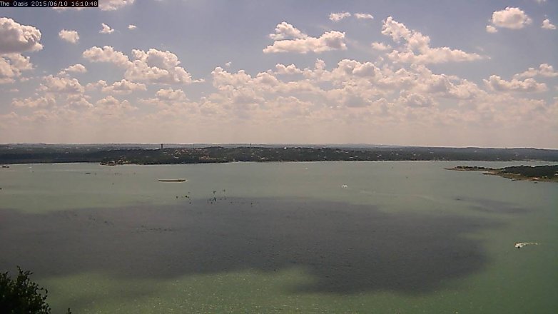 Lake Travis webcam, June 10, 2015 3:15 PM CT