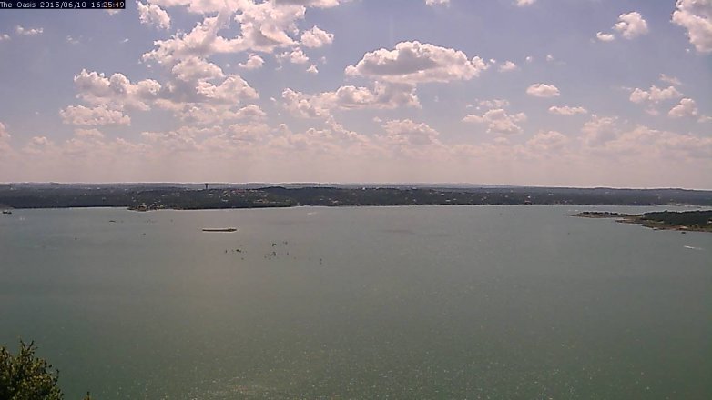 Lake Travis webcam, June 10, 2015 3:30 PM CT