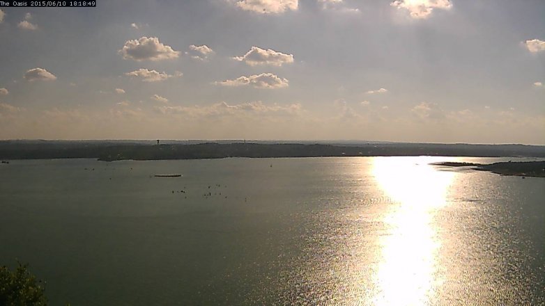 Lake Travis webcam, June 10, 2015 5:30 PM CT
