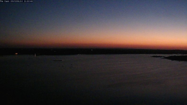 Lake Travis webcam, June 10, 2015 8:10 PM CT