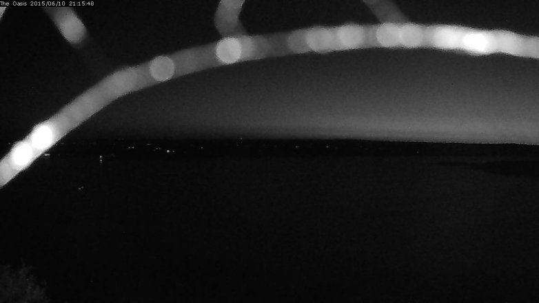 Lake Travis webcam, June 10, 2015 8:20 PM CT