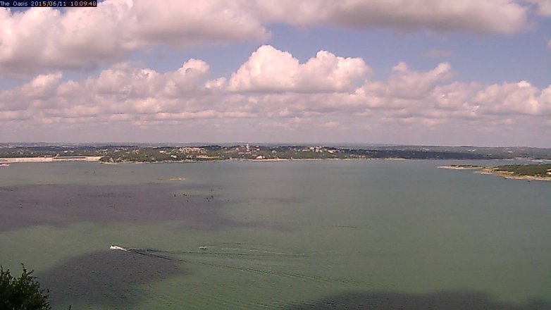 Lake Travis webcam, June 11, 2015 9:15 AM CT