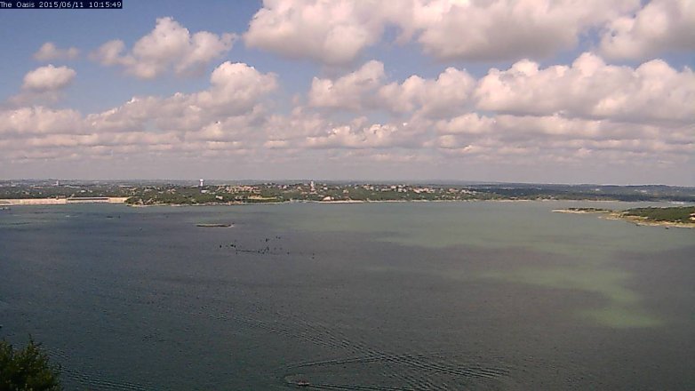 Lake Travis webcam, June 11, 2015 9:20 AM CT
