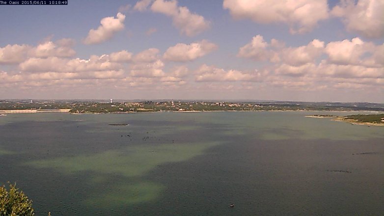 Lake Travis webcam, June 11, 2015 9:25 AM CT