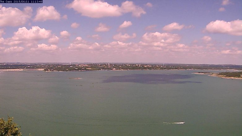 Lake Travis webcam, June 11, 2015 10:20 AM CT