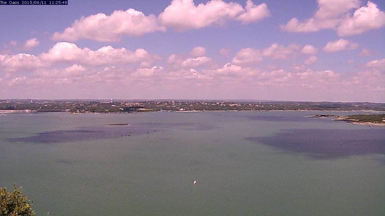 Lake Travis webcam, June 11, 2015 10:30 AM CT