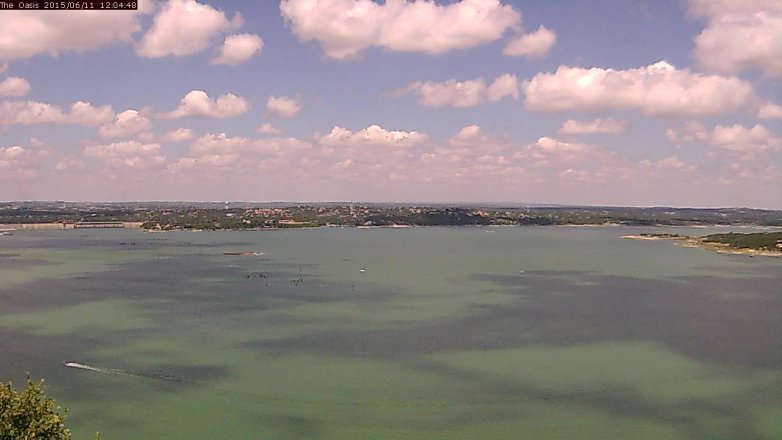 Lake Travis webcam, June 11, 2015 11:10 AM CT