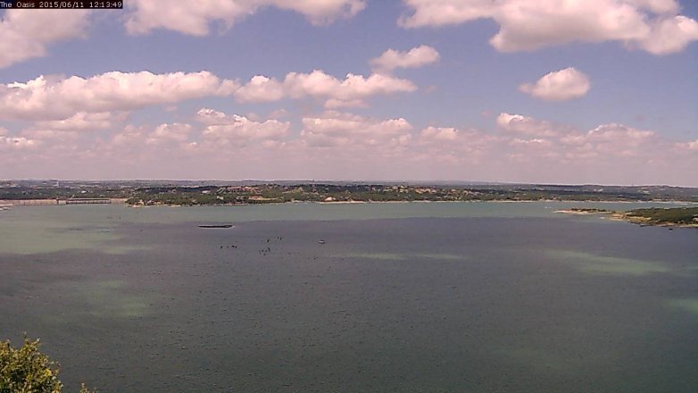 Lake Travis webcam, June 11, 2015 11:20 AM CT