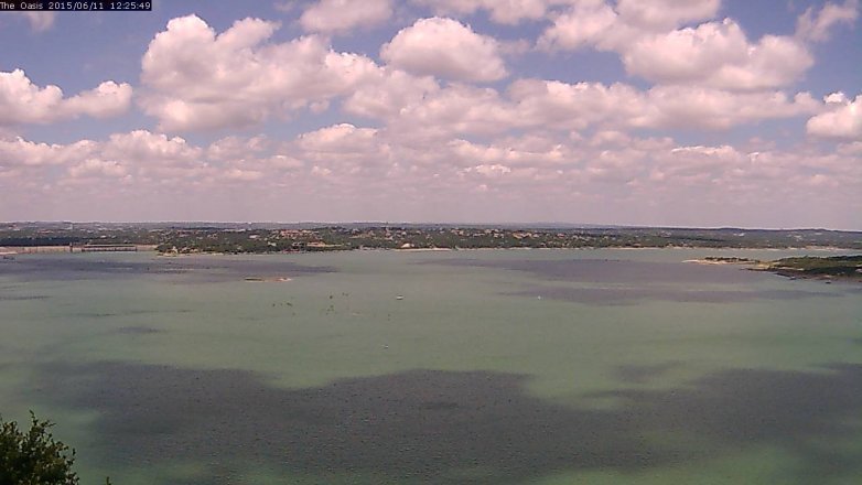 Lake Travis webcam, June 11, 2015 11:30 AM CT