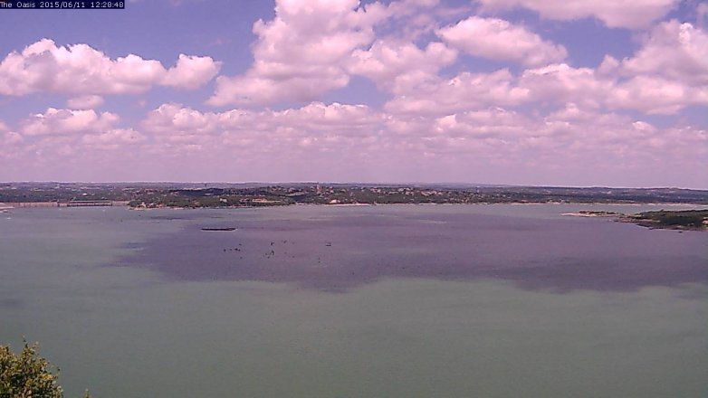 Lake Travis webcam, June 11, 2015 11:35 AM CT