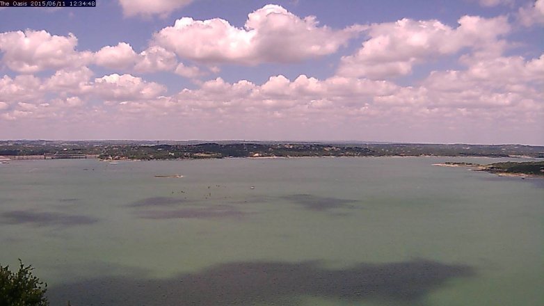 Lake Travis webcam, June 11, 2015 11:40 AM CT