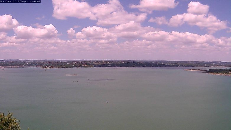 Lake Travis webcam, June 11, 2015 11:55 AM CT