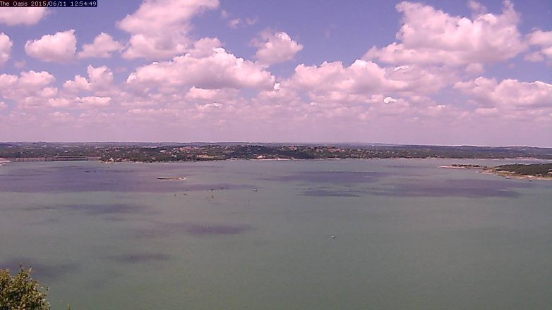 Lake Travis webcam, June 11, 2015 12:00 PM CT