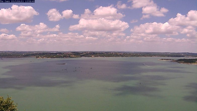 Lake Travis webcam, June 11, 2015 12:05 PM CT