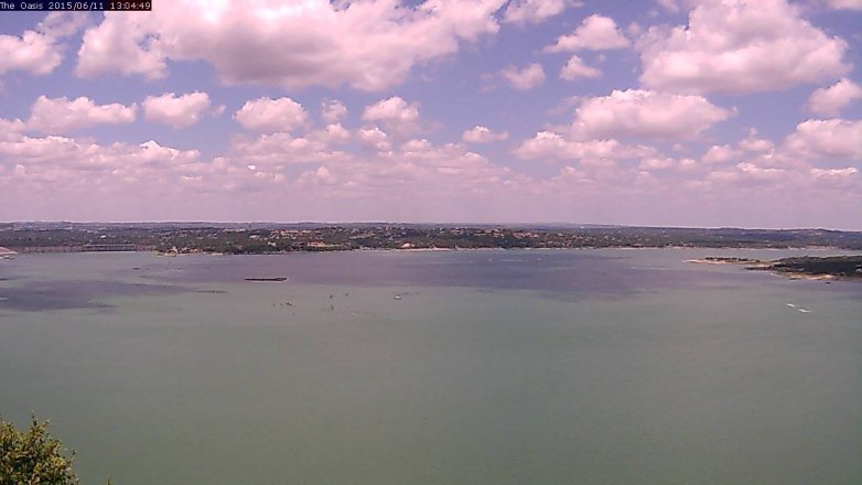 Lake Travis webcam, June 11, 2015 12:10 PM CT