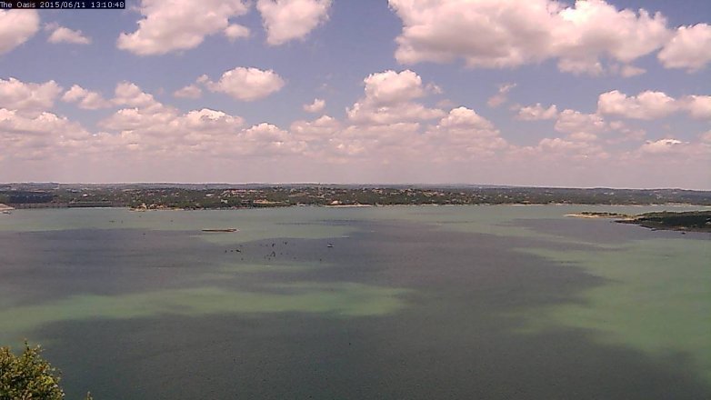 Lake Travis webcam, June 11, 2015 12:15 PM CT