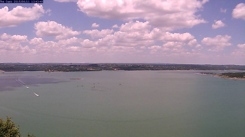 Lake Travis webcam, June 11, 2015 12:50 PM CT